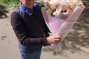 Фотоотчет №9 о доставке букета цветов в Борислав