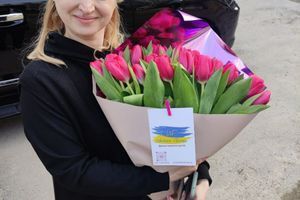 Фотоотчет №62 о доставке букета цветов в Дрогобыч