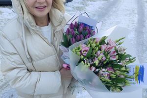 Фотозвіт №104 о доставке букета цветов в Трускавец