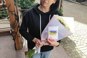 Фотозвіт №107 о доставке букета цветов в Стрый