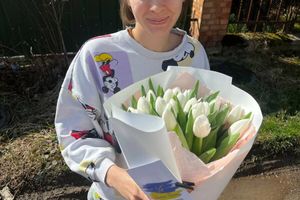 Фотозвіт №113 про доставку букету квітів в Дрогобич