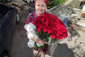 Фотозвіт №115 о доставке букета цветов в Борислав