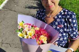 Фотозвіт №78 про доставку букету квітів в Дрогобич
