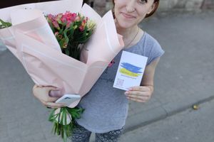 Фотозвіт №82 о доставке букета цветов в Трускавец