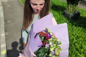 Фотозвіт №83 про доставку букету квітів в Трускавець