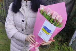 Фотозвіт №90 о доставке букета цветов в Трускавец