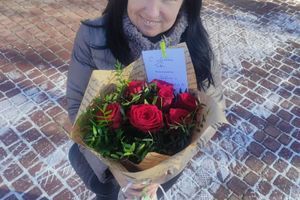 Фотоотчет №63 о доставке букета в Сходницу