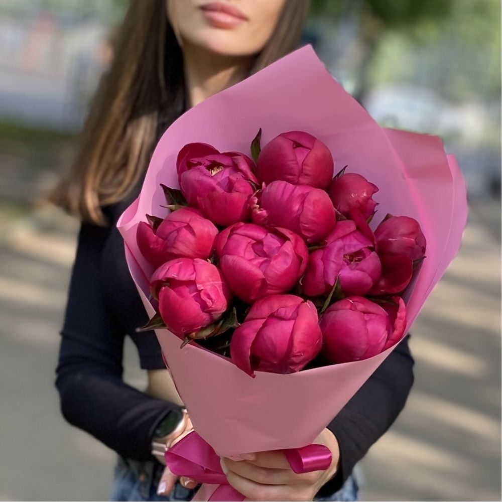 11 півоній Вайт 67456 фото
