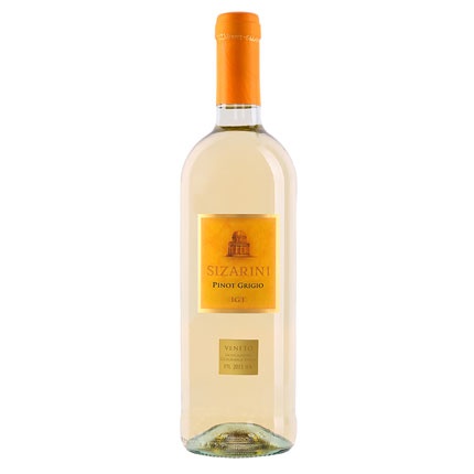 Вино Sizarini Pinot Grigio белое сухое 11% 0,75 л 96637 фото