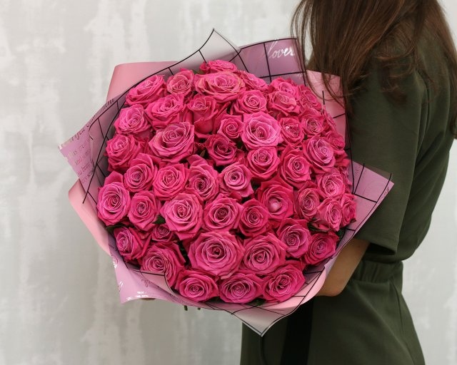 51 рожева троянда 5322 фото
